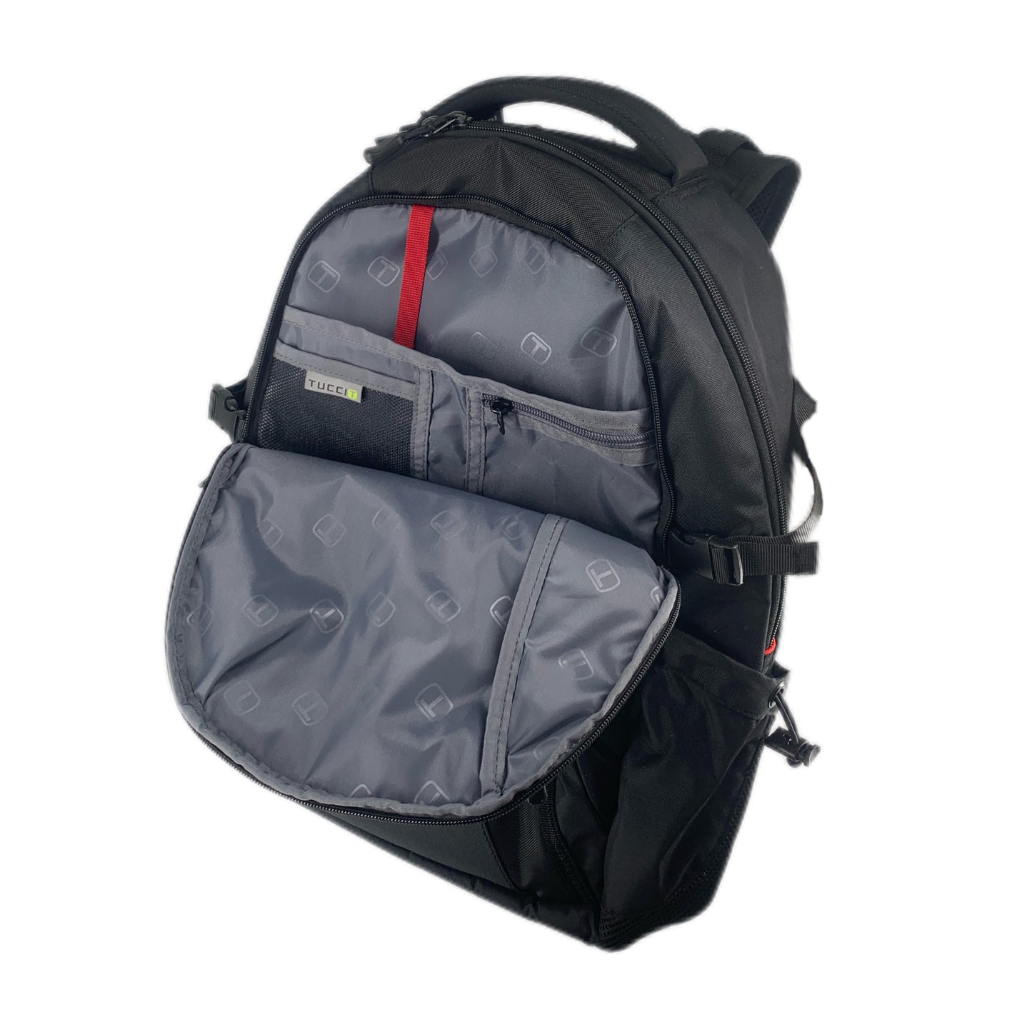 TUCCI Italy Trailtracker Laptop Backpack – Travel, Work & School Bag with Padded Straps, Multi‑Compartment, Air‑Flow Back Padding