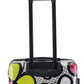 TUCCI Italy Pop Art Butterfly Pop 3PC Set (20",24",28") Luggage Suitcase
