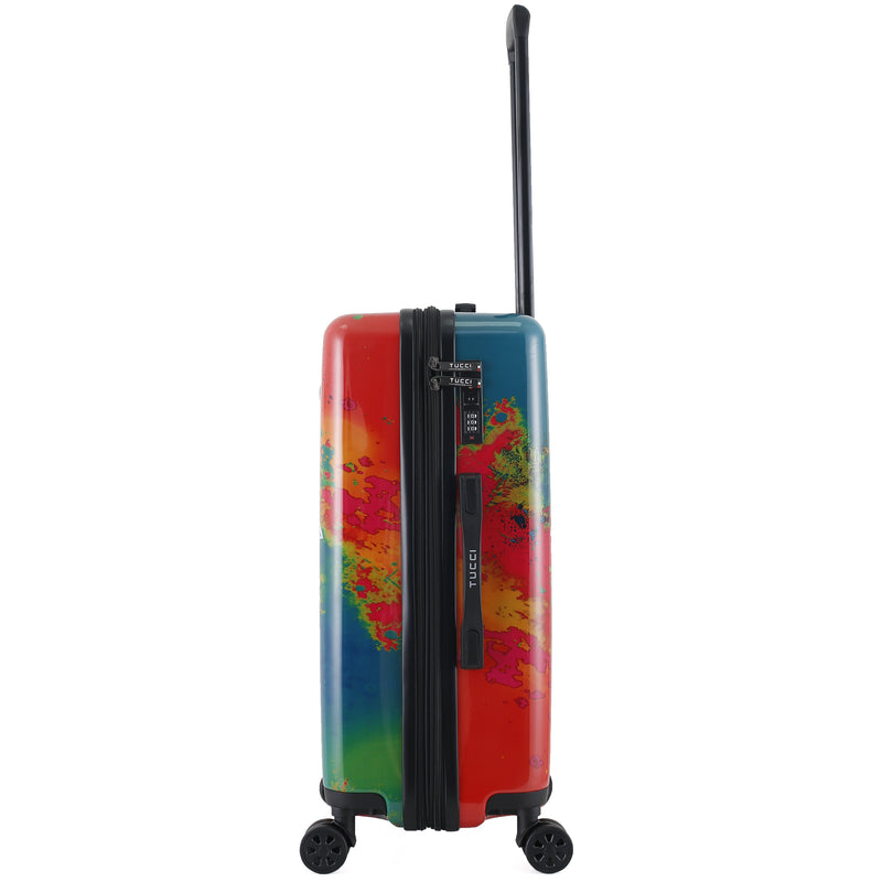 TUCCI Italy Emotion Art Exotic Hamsa 3 PC Set (20", 24", 28") Luggage Suitcase