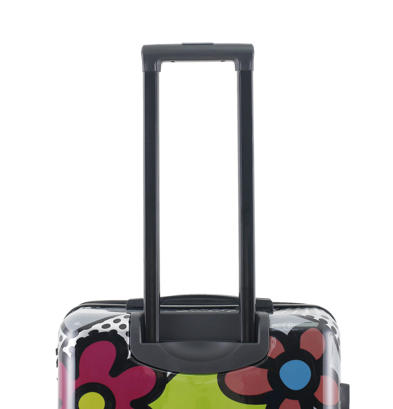 TUCCI Italy Pop Art Flower Dots 24" Luggage Suitcase