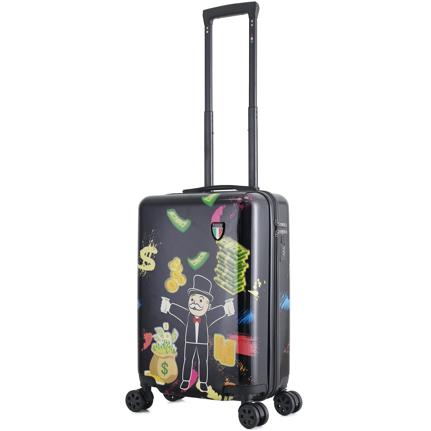TUCCI Dinero Money Man 3 PC SET (20", 24", 28") Luggage