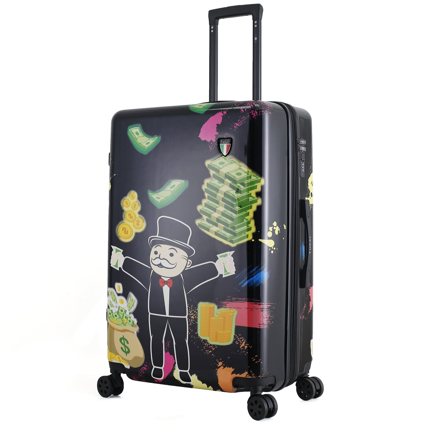 TUCCI Dinero Money Man 3 PC SET (20", 24", 28") Luggage