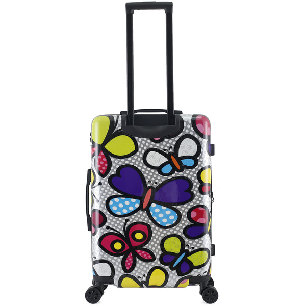 TUCCI Italy Pop Art Butterfly Pop 20" Luggage Suitcase