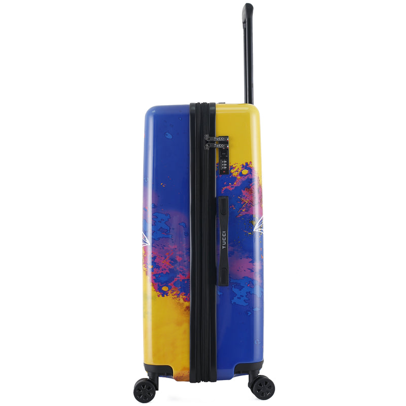 TUCCI Italy Emotion Art Exotic Hamsa 28" Luggage Suitcase
