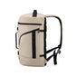 Tucci Italy DashPack Large-Capacity 17.5-Inch Laptop Backpack – Beige | Water‑Resistant Fabric, Trolley Sleeve, Dual Bottle Pockets, Travel Backpack