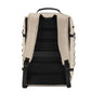 Tucci Italy DashPack Large-Capacity 17.5-Inch Laptop Backpack – Beige | Water‑Resistant Fabric, Trolley Sleeve, Dual Bottle Pockets, Travel Backpack