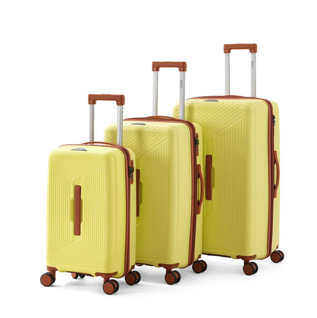Tucci Ultra Flex 3-Piece Travel Luggage Set – 20", 24", 28"