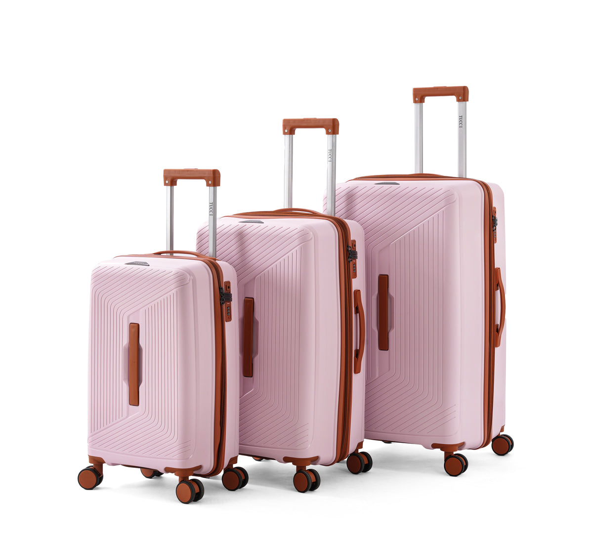Tucci Ultra Flex 3-Piece Travel Luggage Set – 20", 24", 28"