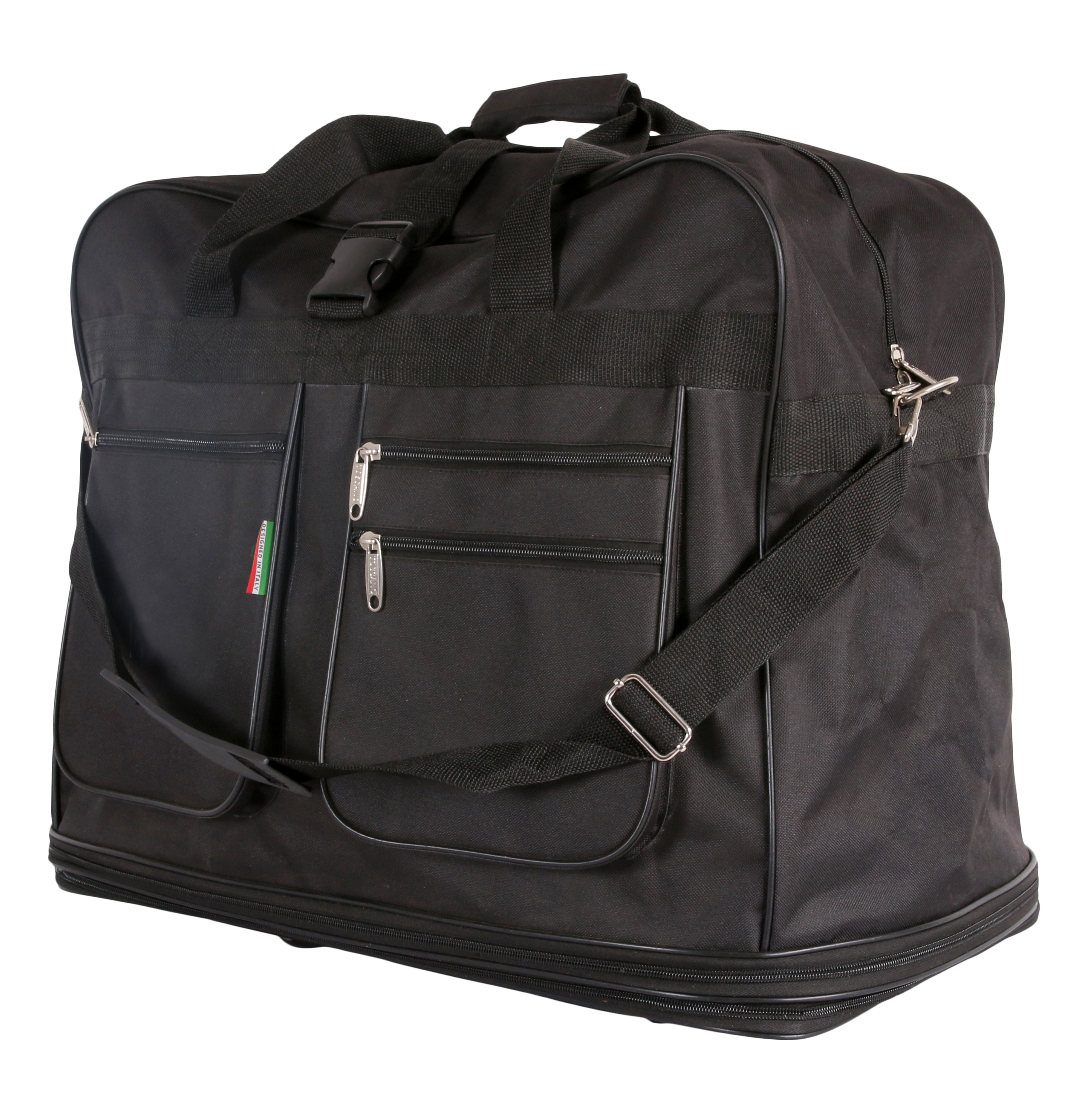 Toscano Italy Immenso Softside Spinner Travel Bag, Expandable 36‑Inch Luggage