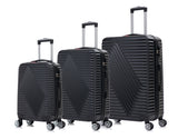 Swiss Traveller Shellar 3-Piece Hardside Spinner Luggage Set, 20/24/28 Inches