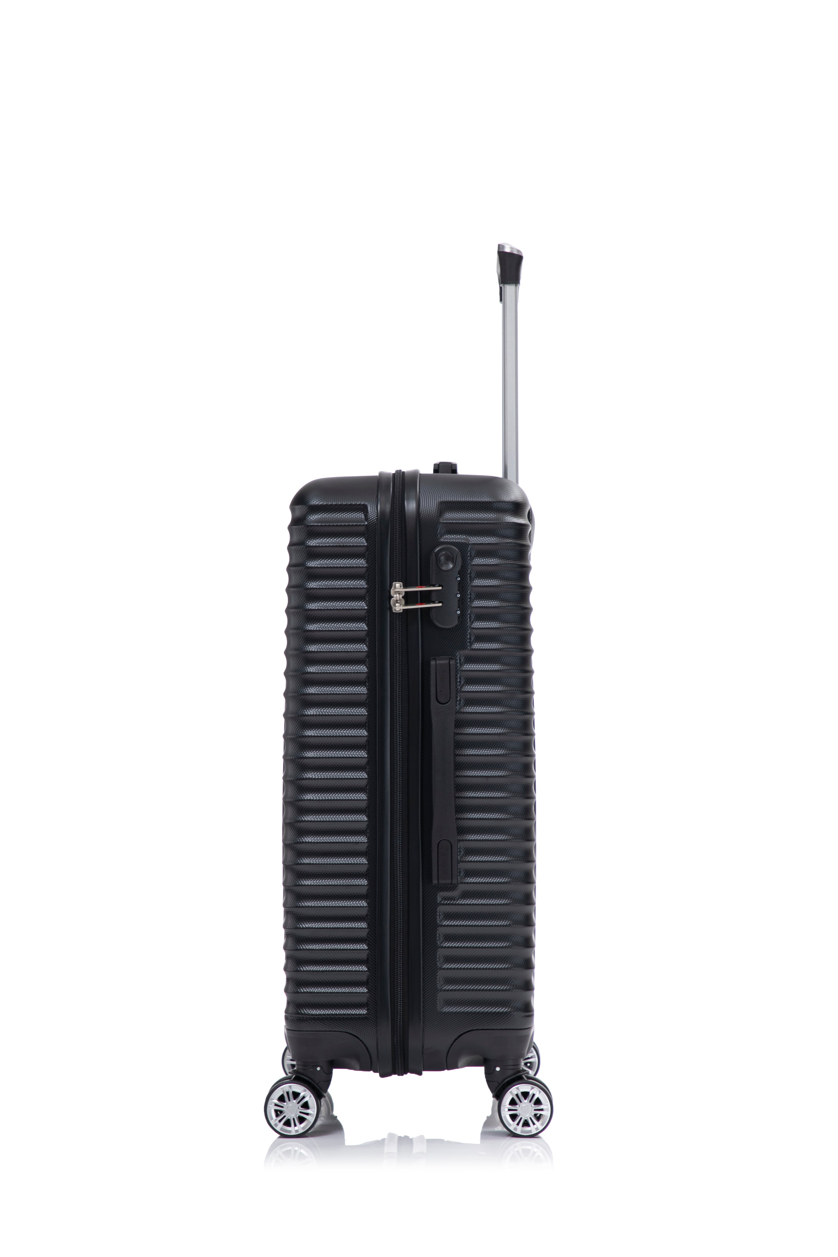Swiss Traveller Shellar 3-Piece Hardside Spinner Luggage Set, 20/24/28 Inches