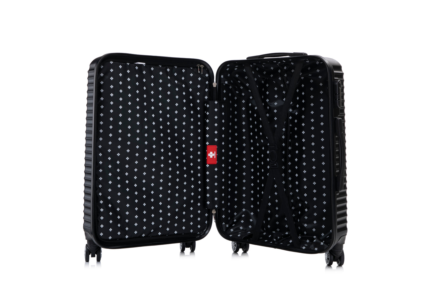 Swiss Traveller Shellar 3-Piece Hardside Spinner Luggage Set, 20/24/28 Inches