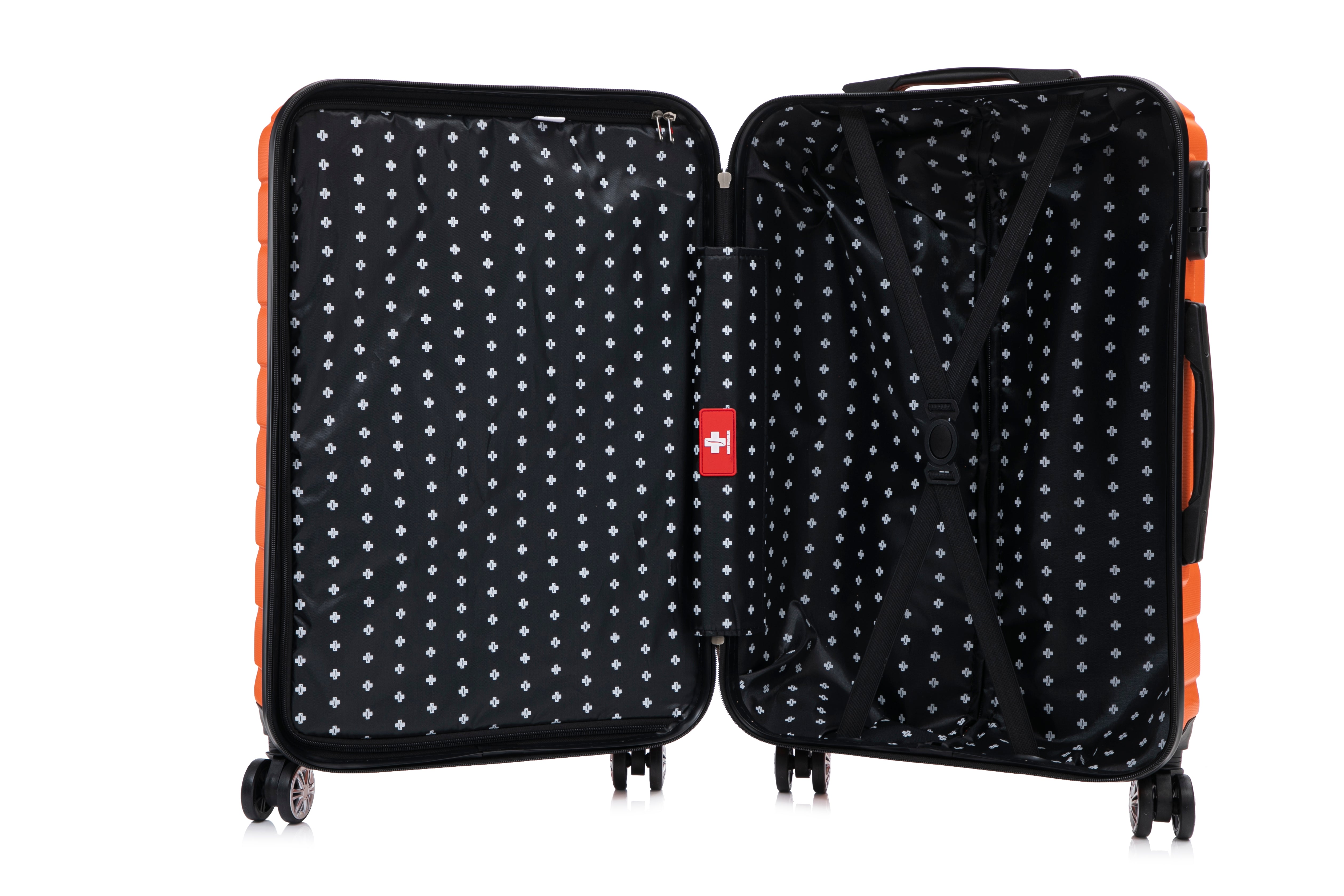 Swiss Traveller Roxen 3-Piece Hardside Spinner Luggage Set, 20/24/28 Inches