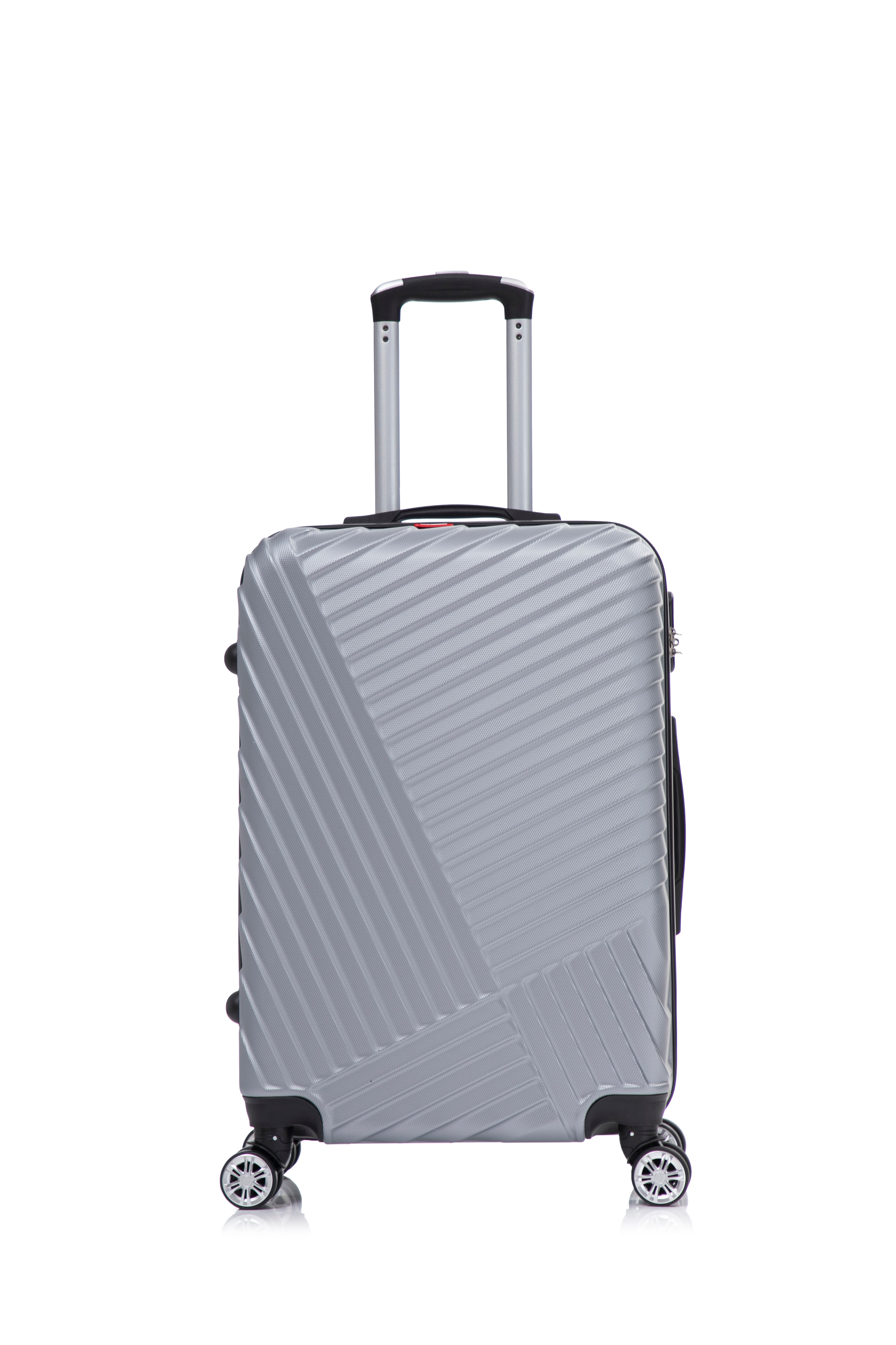 Swiss Traveller Steelara 3-Piece Hardside Spinner Luggage Set, 20/24/28 Inches