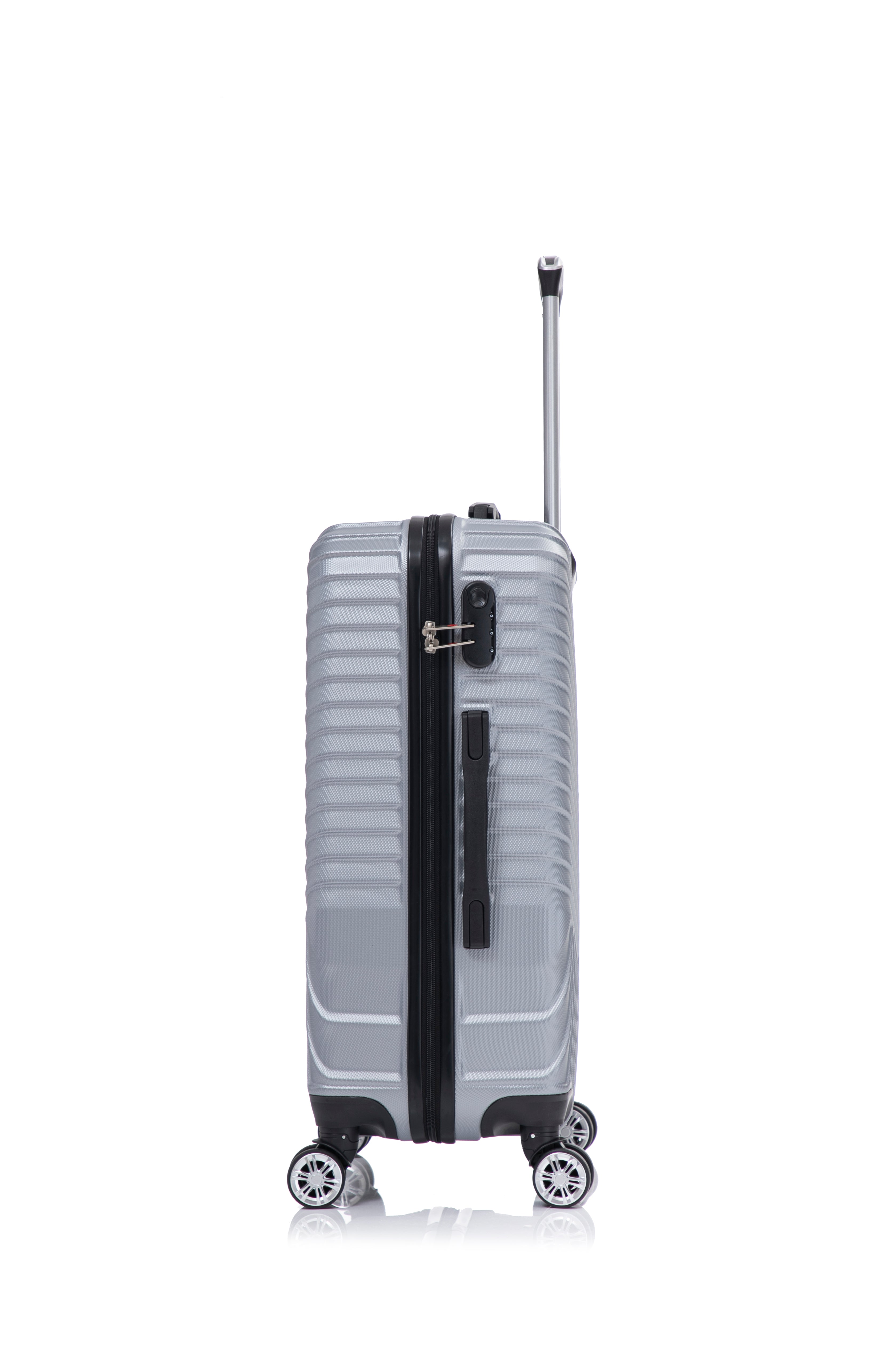 Swiss Traveller Steelara 3-Piece Hardside Spinner Luggage Set, 20/24/28 Inches