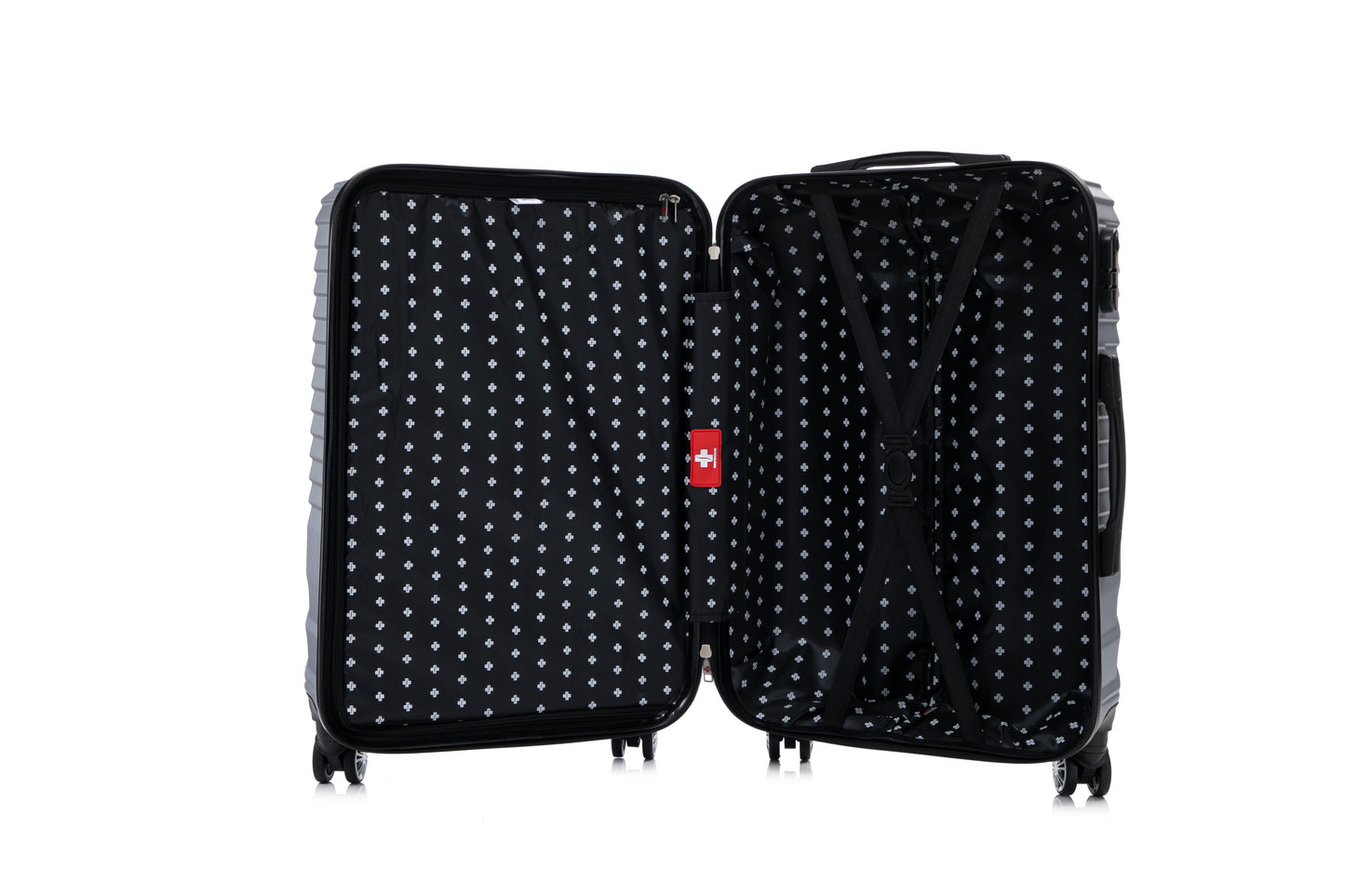 Swiss Traveller Steelara 3-Piece Hardside Spinner Luggage Set, 20/24/28 Inches