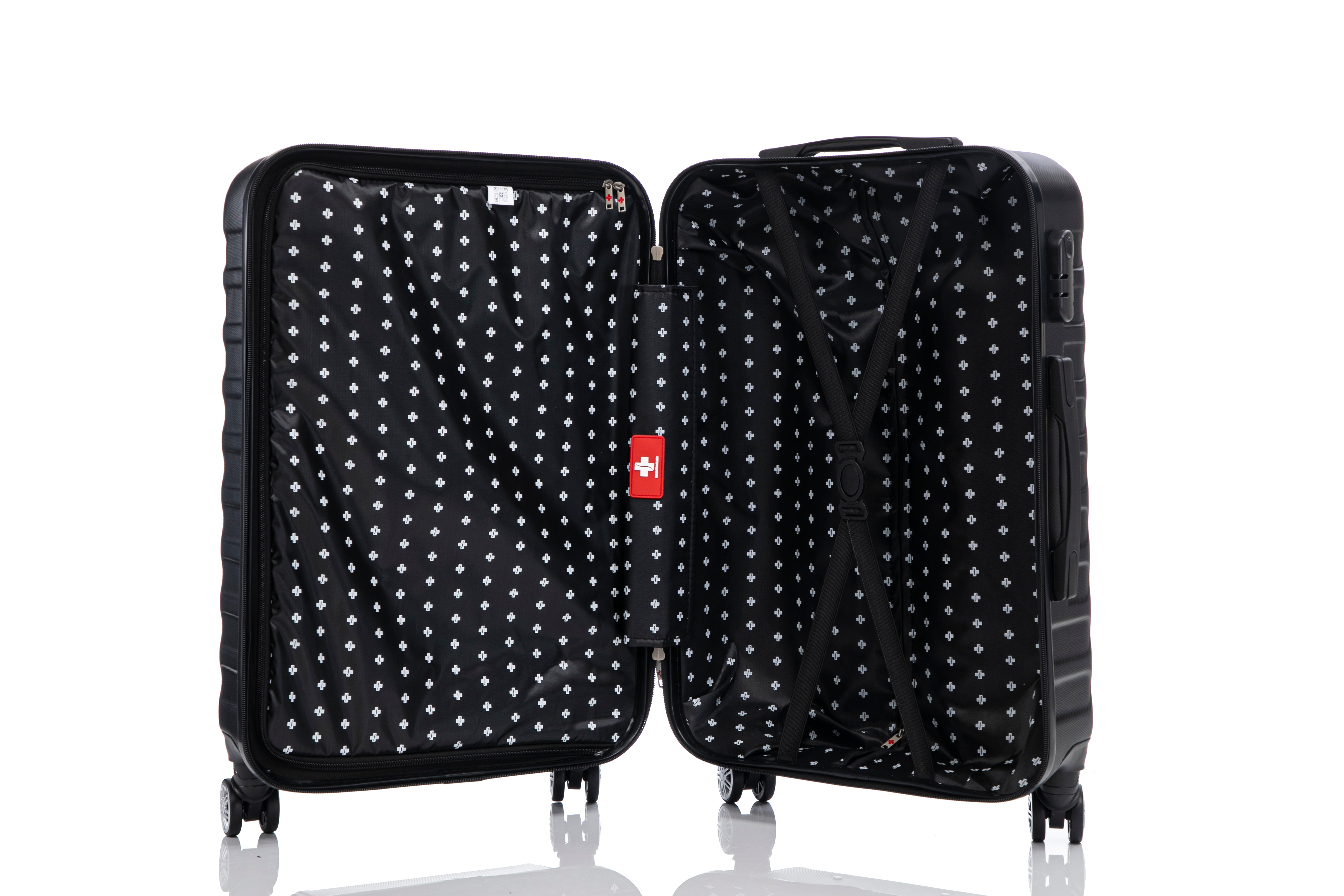 Swiss Traveller Boltarn 3-Piece Hardside Spinner Luggage Set, 20/24/28 Inches