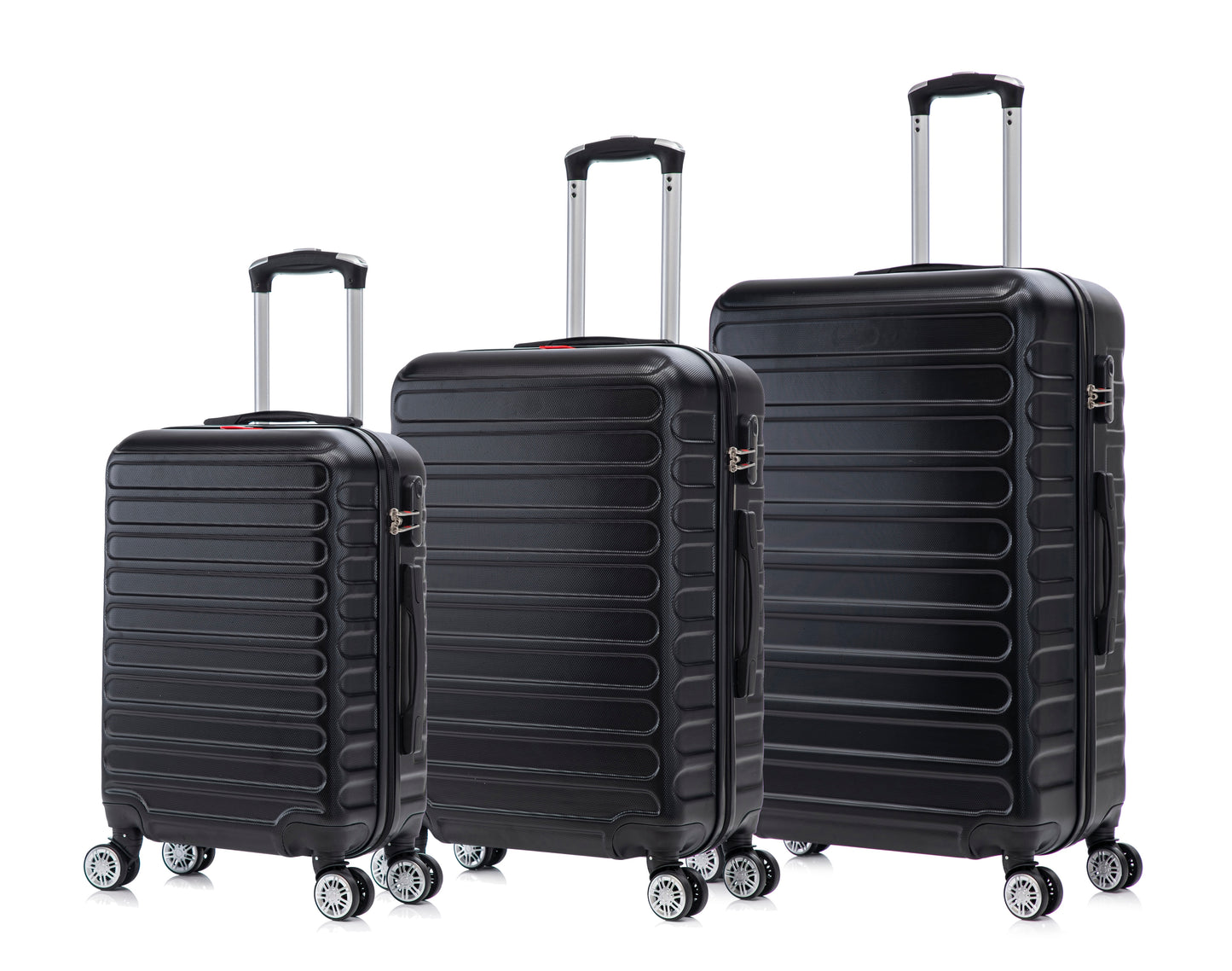 Swiss Traveller Boltarn 3-Piece Hardside Spinner Luggage Set, 20/24/28 Inches