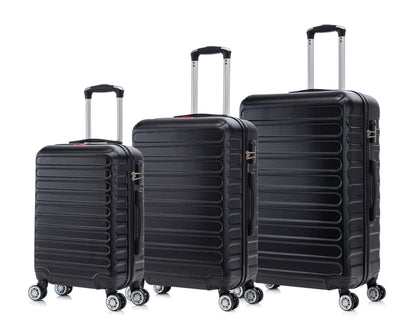 Swiss Traveller Boltarn 3-Piece Hardside Spinner Luggage Set, 20/24/28 Inches