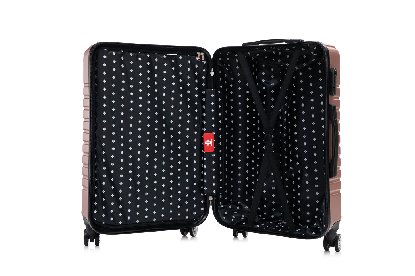 Swiss Traveller Travaro 3-Piece Hardside Spinner Luggage Set, 20/24/28 Inches