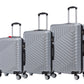 Swiss Traveller Travaro 3-Piece Hardside Spinner Luggage Set, 20/24/28 Inches