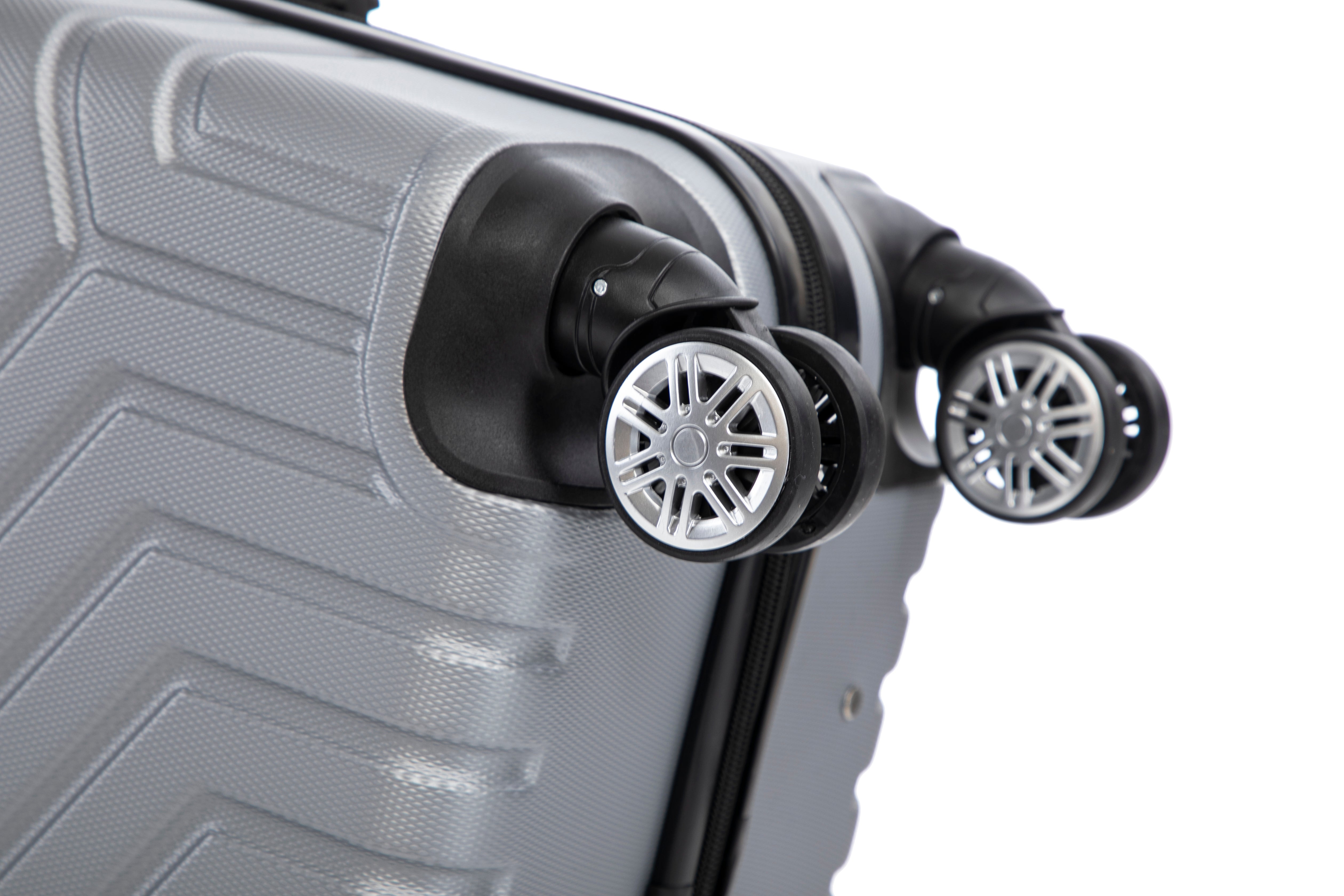 Swiss Traveller Travaro 3-Piece Hardside Spinner Luggage Set, 20/24/28 Inches