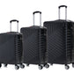 Swiss Traveller Travaro 3-Piece Hardside Spinner Luggage Set, 20/24/28 Inches