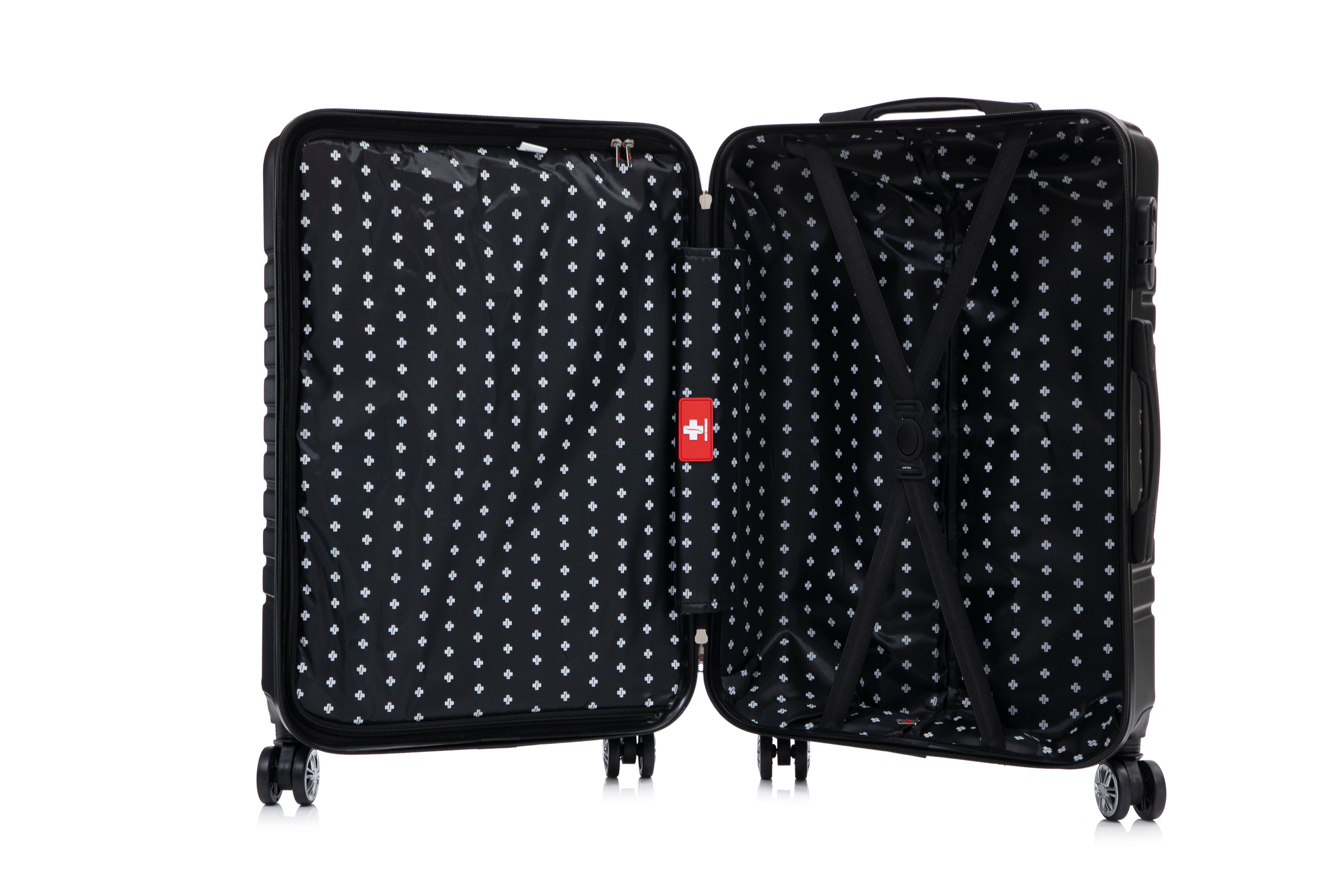 Swiss Traveller Travaro 3-Piece Hardside Spinner Luggage Set, 20/24/28 Inches