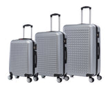 Swiss Traveller Quadric 3-Piece Hardside Spinner Luggage Set, 20/24/28 Inches