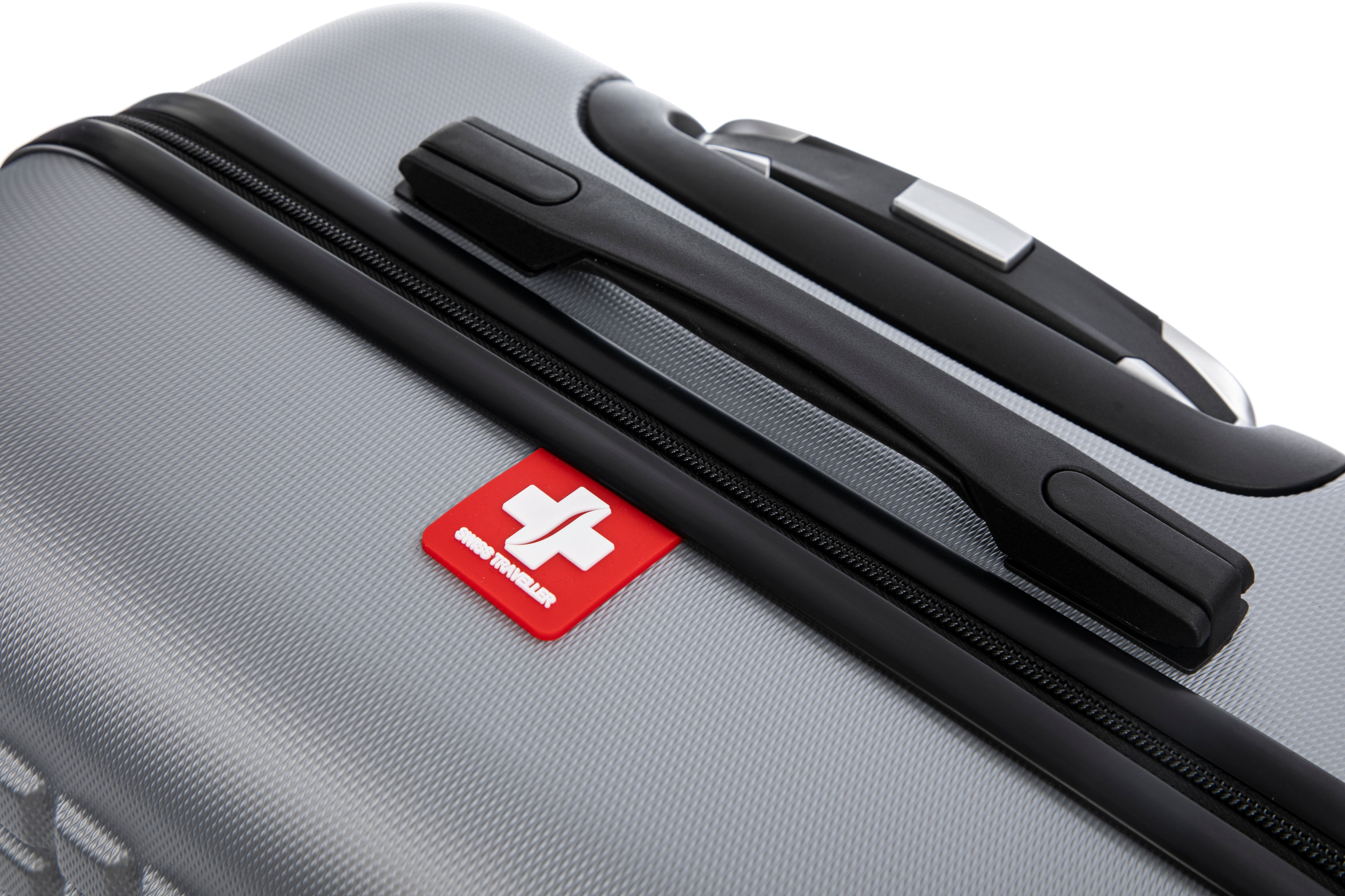 Swiss Traveller Quadric 3-Piece Hardside Spinner Luggage Set, 20/24/28 Inches