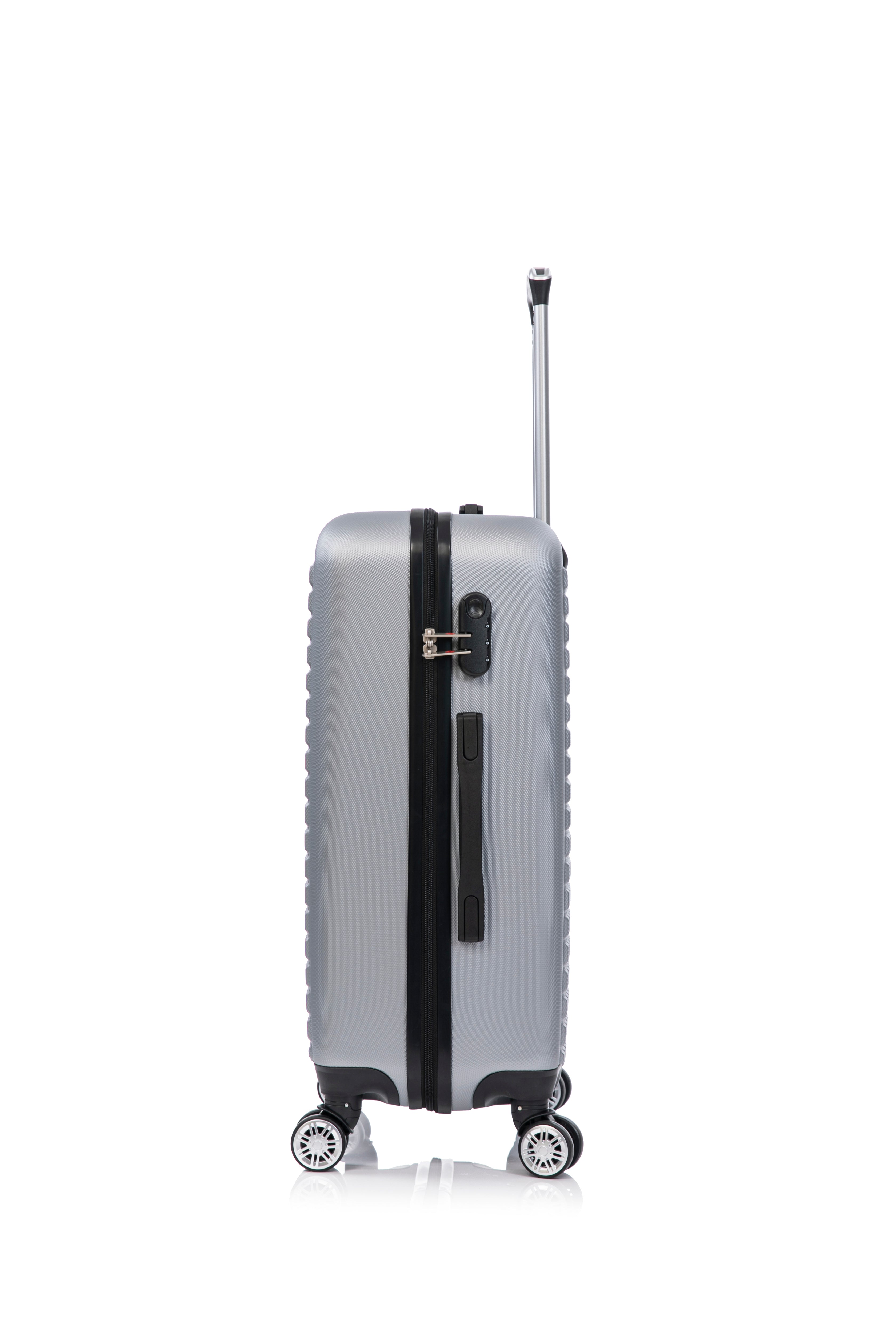 Swiss Traveller Quadric 3-Piece Hardside Spinner Luggage Set, 20/24/28 Inches
