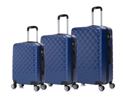 Swiss Traveller Paddrix 3-Piece Hardside Spinner Luggage Set, 20/24/28 Inches