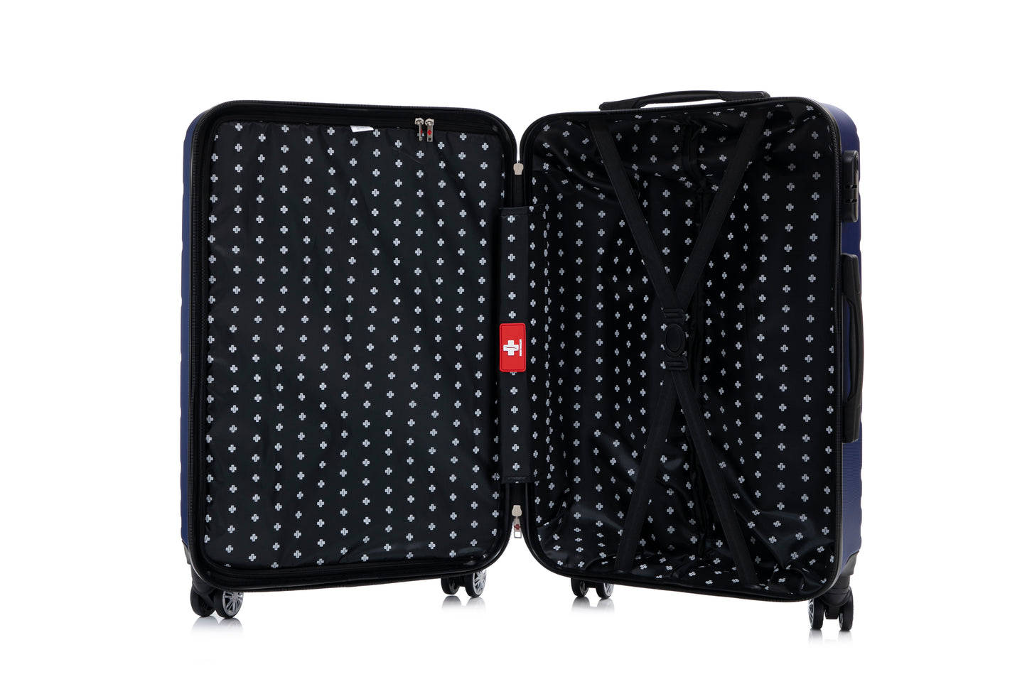 Swiss Traveller Paddrix 3-Piece Hardside Spinner Luggage Set, 20/24/28 Inches