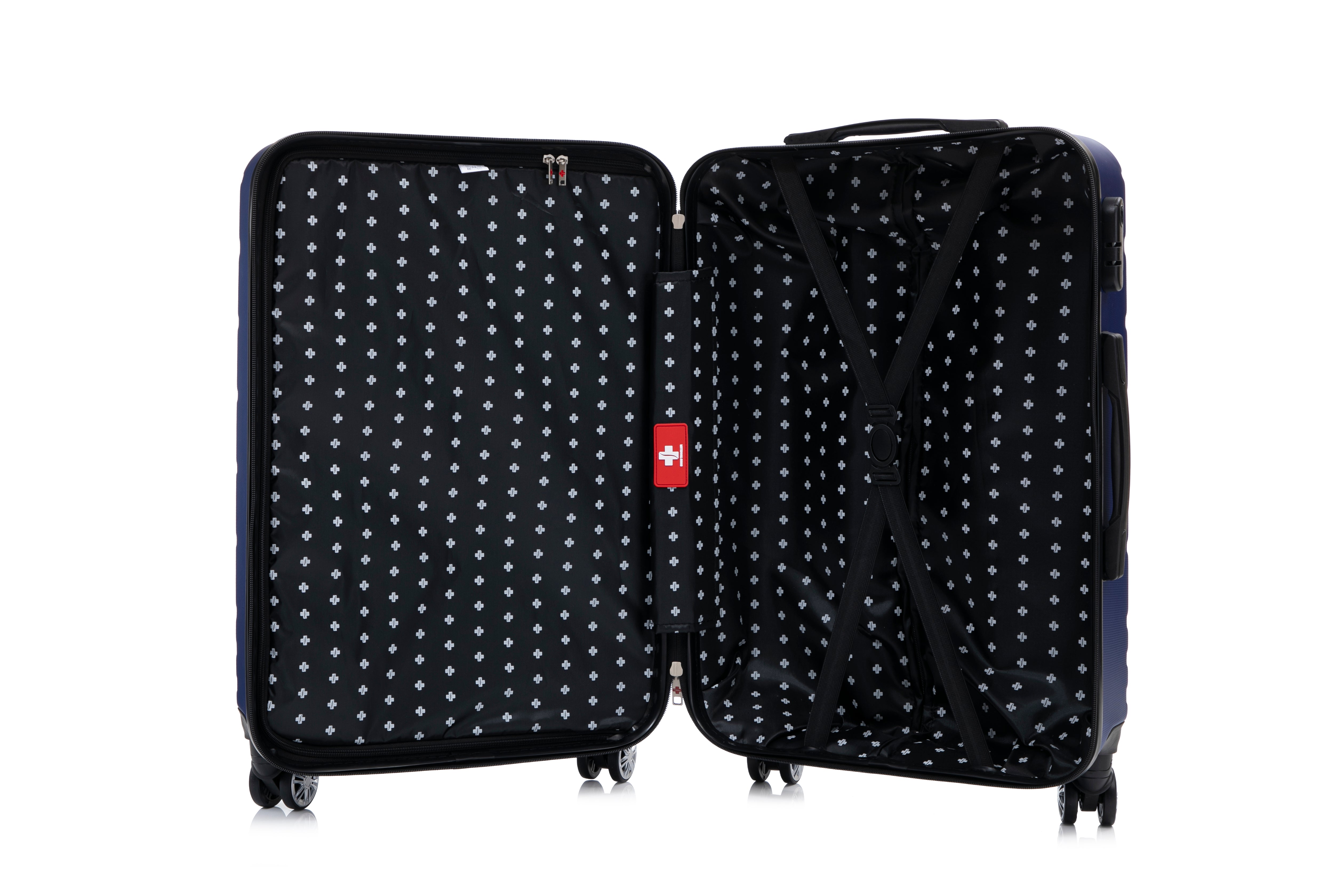 Swiss Traveller Paddrix 3-Piece Hardside Spinner Luggage Set, 20/24/28 Inches