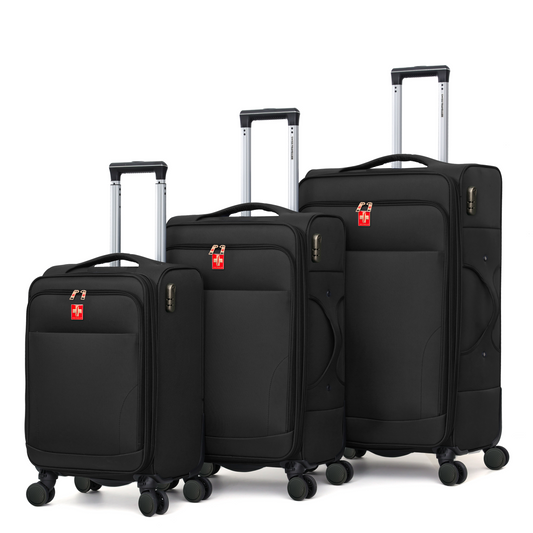 SWISS TRAVELLER - VELARI SOFTSIDE 3PC SET (20"/29"/32")