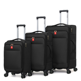 SWISS TRAVELLER - VELARI SOFTSIDE 3PC SET (20"/29"/32")