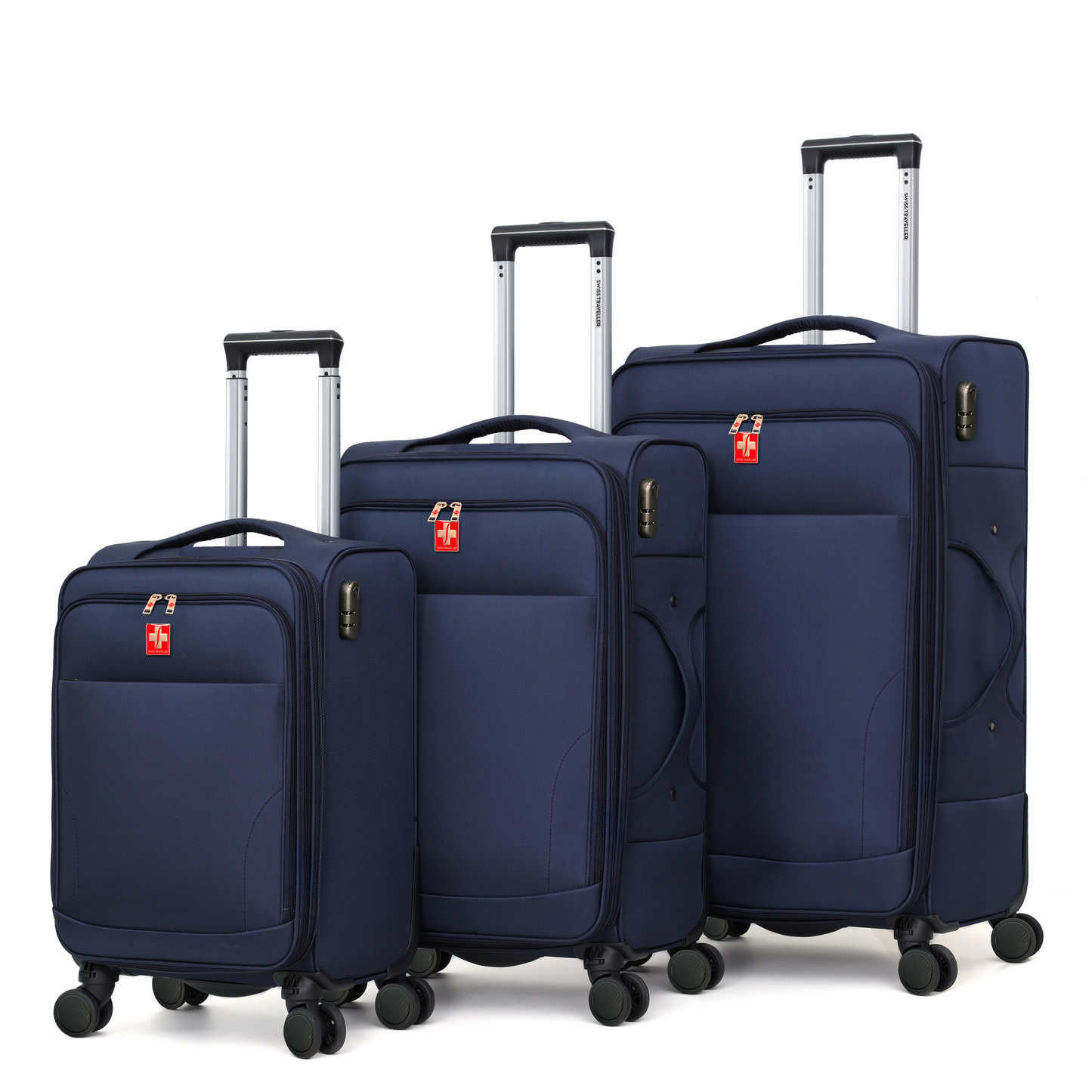 SWISS TRAVELLER - VELARI SOFTSIDE 3PC SET (20"/29"/32")