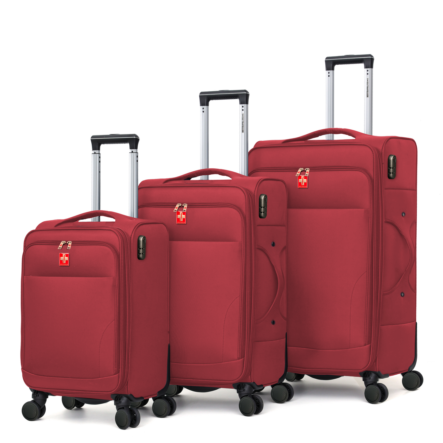 SWISS TRAVELLER - VELARI SOFTSIDE 3PC SET (20"/29"/32")