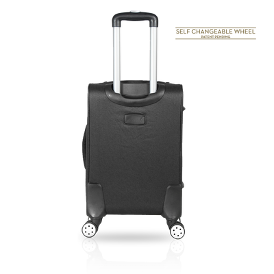 TUCCI Italy STRATI 20" Expandable Carry On Luggage Suitcase