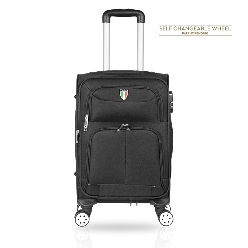 TUCCI Italy STRATI 4 PC (20", 24", 28", 32") Abs Travel Luggage Set