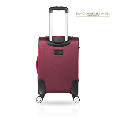 TUCCI Italy STRATI 24" Soft Side Glide Tech Wheel Luggage Suitcase