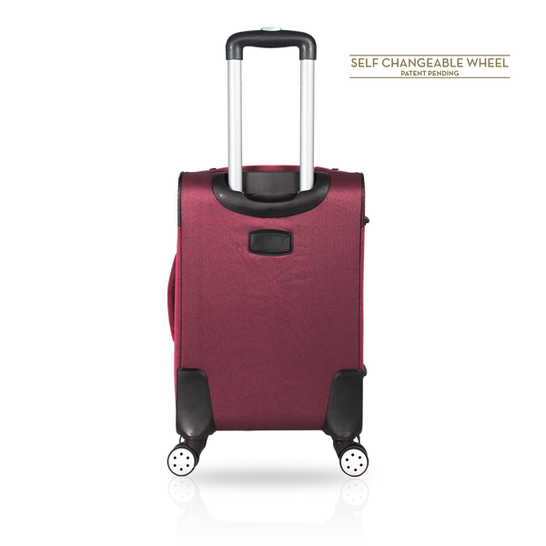 TUCCI Italy STRATI 24" Soft Side Glide Tech Wheel Luggage Suitcase