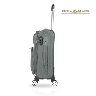 TUCCI Italy STRATI 28" Durable Spinner Wheel Suitcase