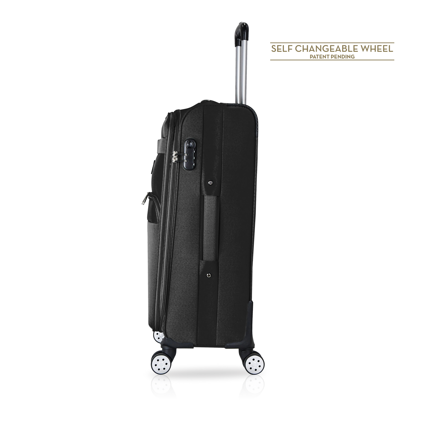 TUCCI Italy MENORI 20" Softside Carry On Suitcase for Travel