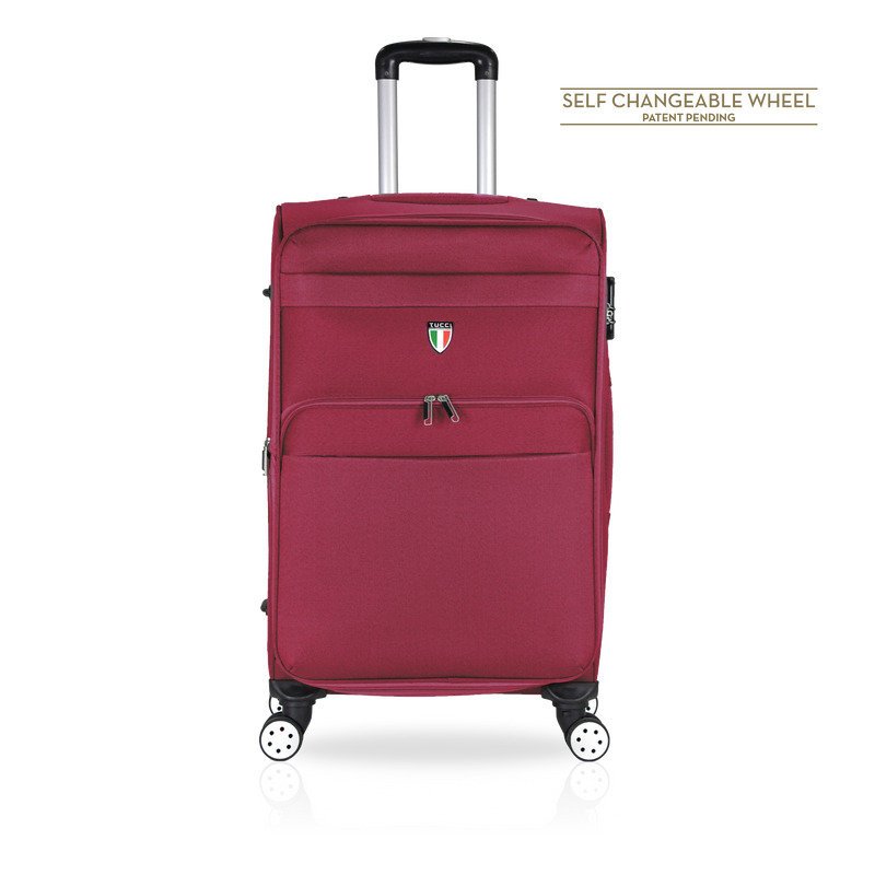 Red/Pink Travel Luggage
