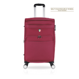 TUCCI Italy MENORI 20" Softside Carry On Suitcase for Travel