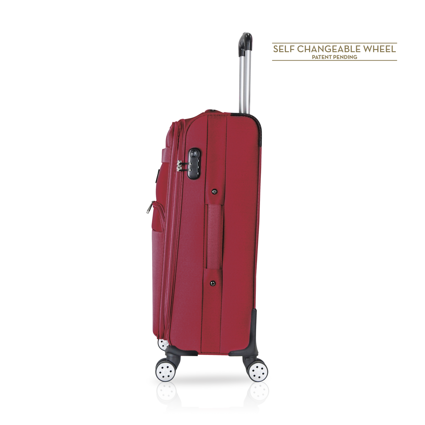 TUCCI Italy MENORI 20" Softside Carry On Suitcase for Travel