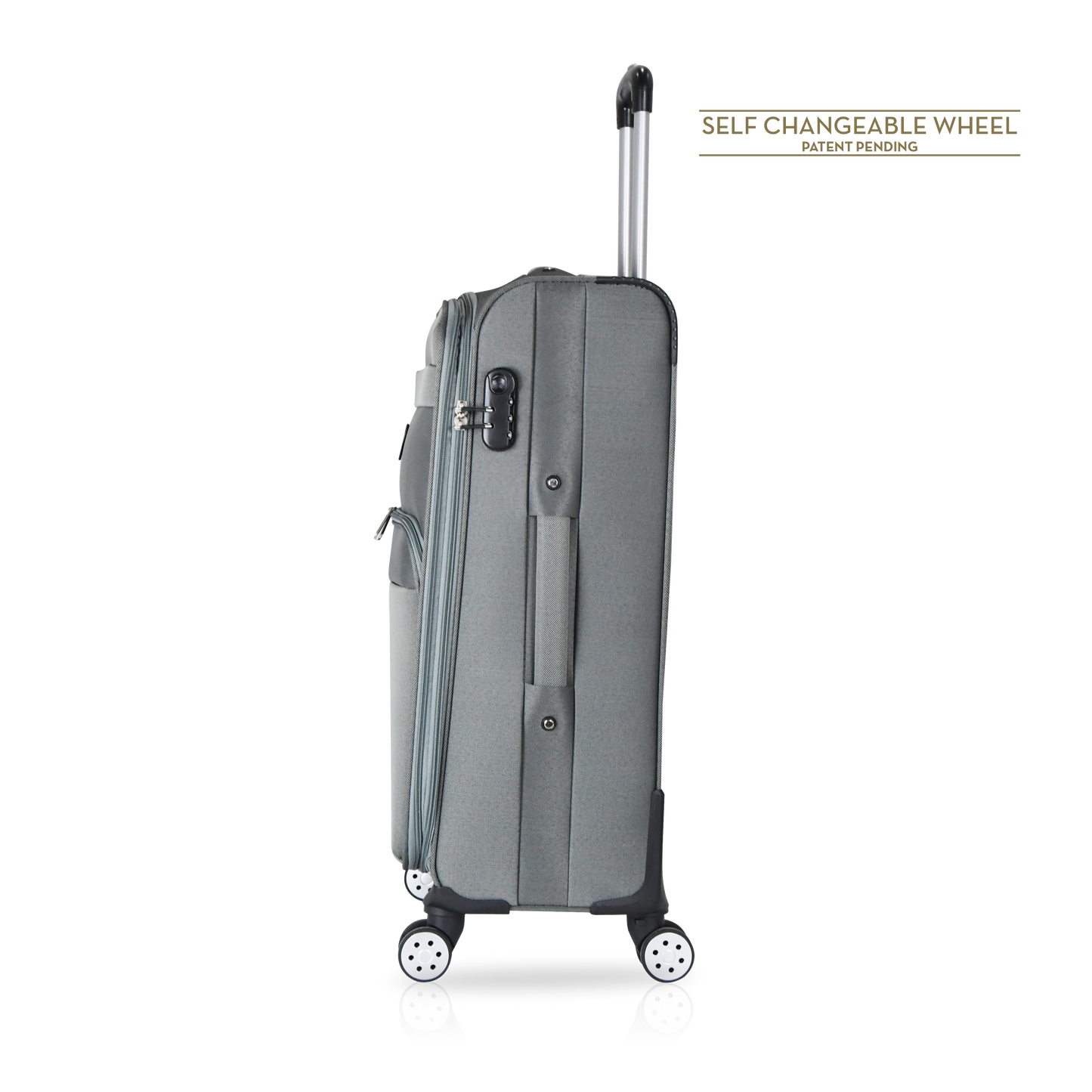 TUCCI Italy MENORI 20" Softside Carry On Suitcase for Travel
