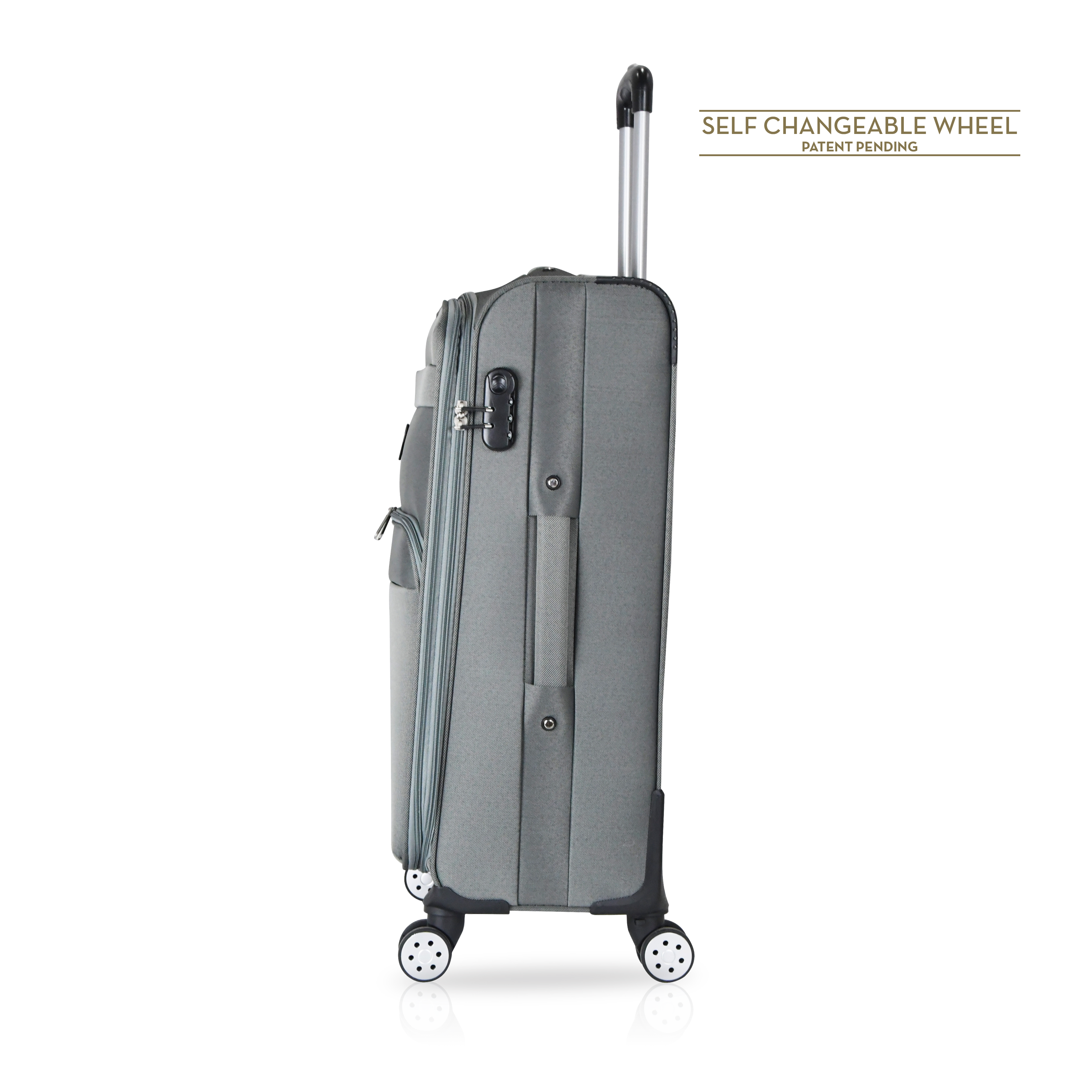 TUCCI Italy MENORI 32" Expandable Spinner Suitcase