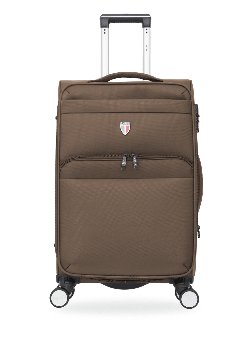TUCCI Italy MENORI 20" Softside Carry On Suitcase for Travel